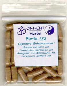 OM-CHI Herbs - FORTE-350 Cognitive Enhancement Formula