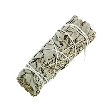 Blue Sage + White Sage Smudge Stick - 4"L