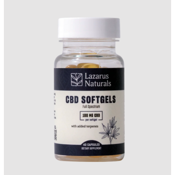 CBD SOFTGELS (Lazarus Naturals)