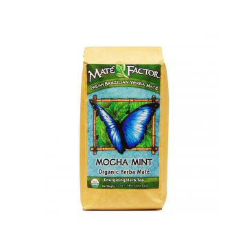12 oz Loose Mocha Mint Organic Yerba Mate