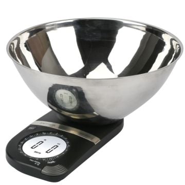 Saffron-5K-SS 5000g Digital Kitchen Scale & Weighing Bowl