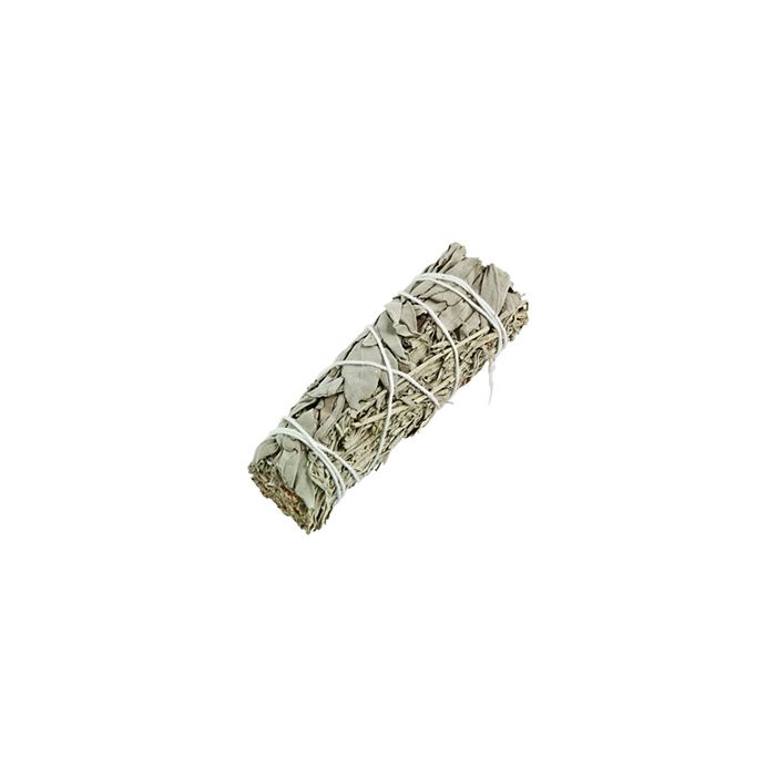 Blue Sage + White Sage Smudge Stick - 4"L