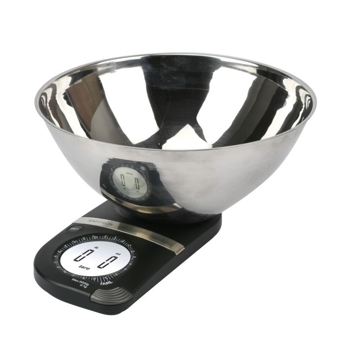 Saffron-5K-SS 5000g Digital Kitchen Scale &amp; Weighing Bowl