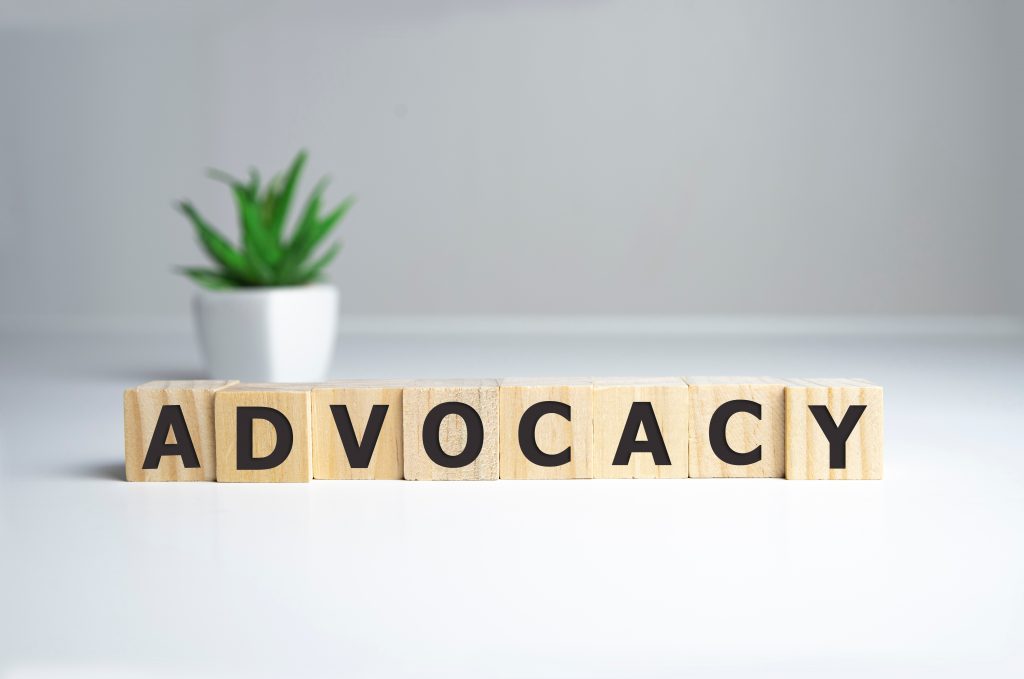 Advocacy,Word,Made,With,Building,Blocks,,Business,Concept