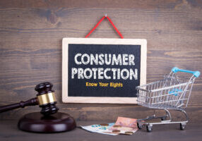 Consumer,Rights,Protection,Concept.,Chalkboard,On,A,Wooden,Background